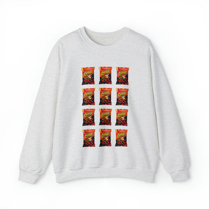 Xtra Flamin' Hot Cheetos Sweatshirt Unisex Heavy Blend™ Crewneck Sweatshirt