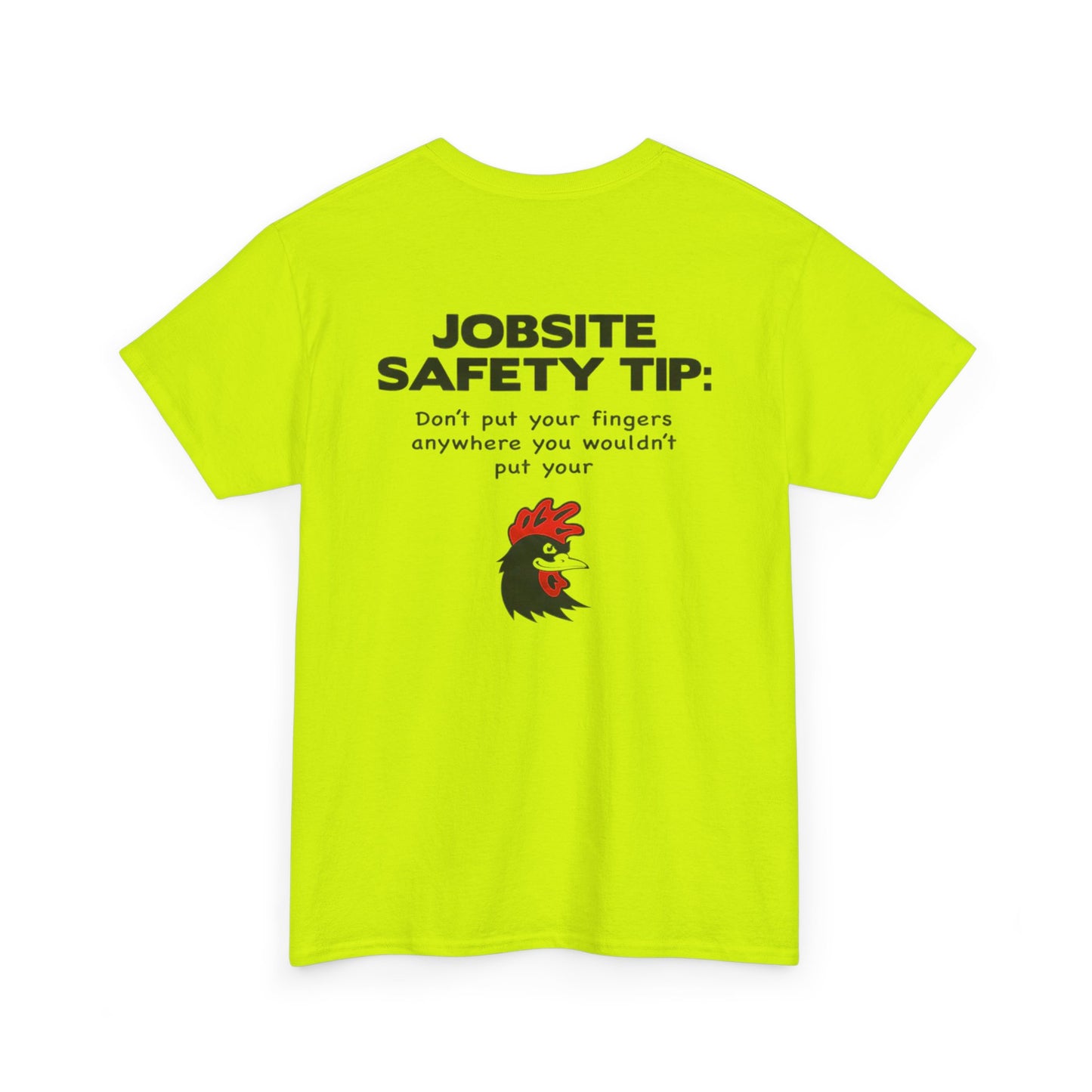 Job Safety Tip Unisex Heavy Cotton Tee