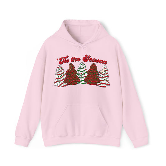 Tis The Season Christmas Tree Cake Unisex Heavy Blend™ Hooded Sweatshirt