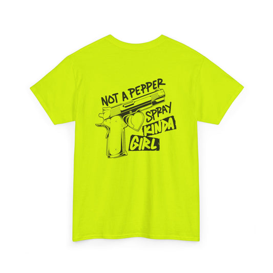 Pepper Spray Kind Of Girl Unisex Heavy Cotton Tee