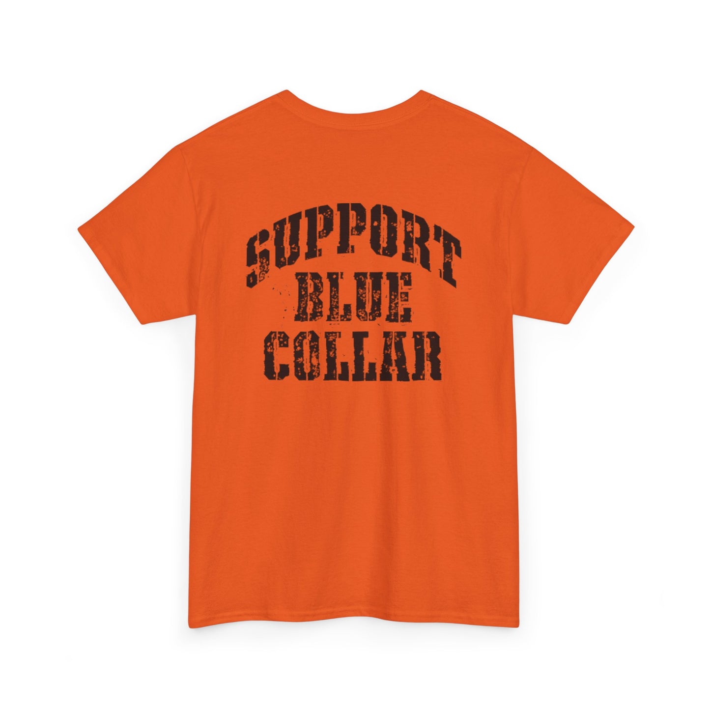 Support Blue Collar Unisex Heavy Cotton Tee