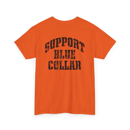 Support Blue Collar Unisex Heavy Cotton Tee