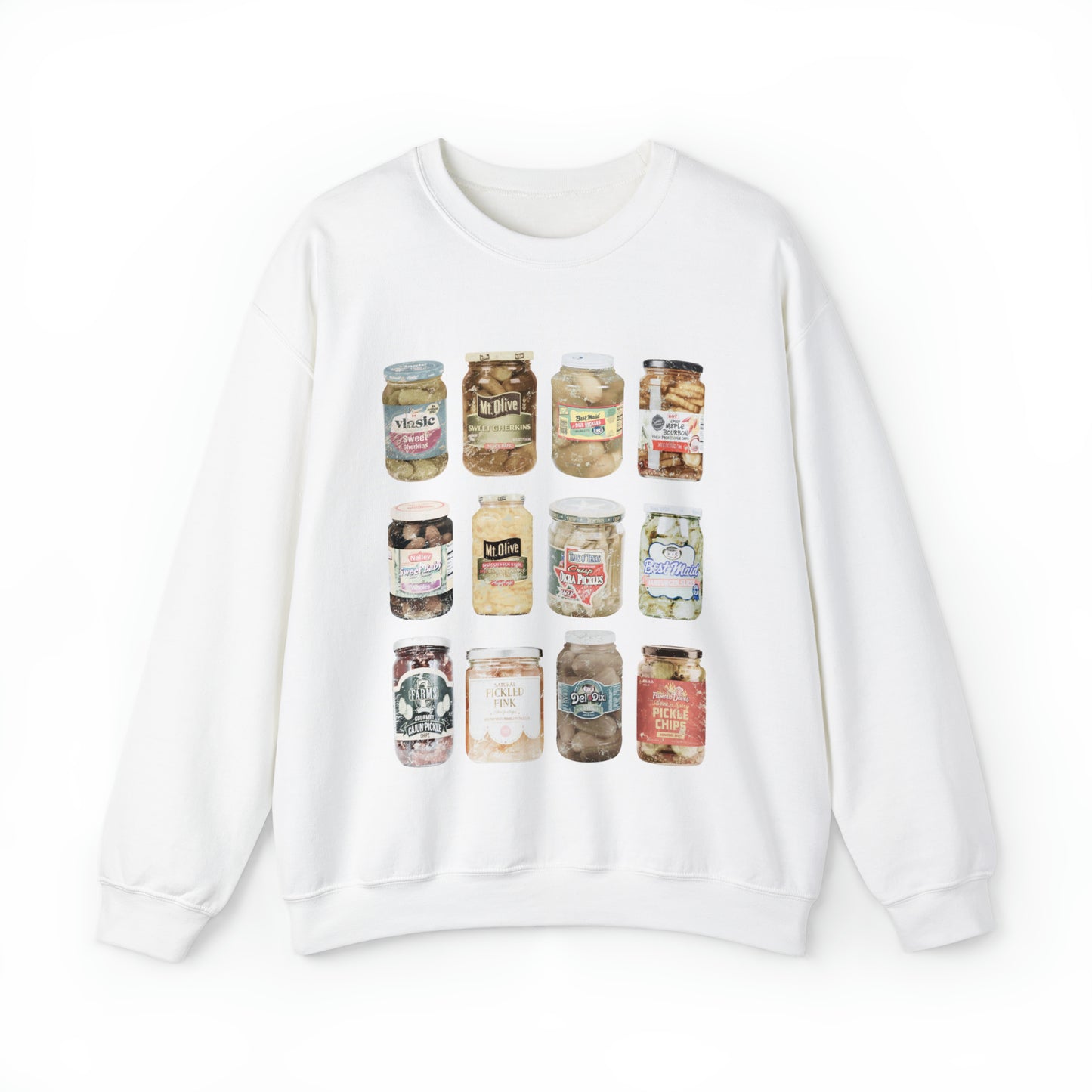 Viral Vintage Pickle Sweatshirt Unisex Heavy Blend™ Crewneck Sweatshirt