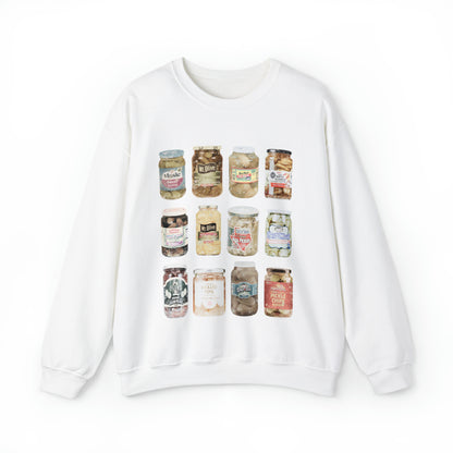 Viral Vintage Pickle Sweatshirt Unisex Heavy Blend™ Crewneck Sweatshirt