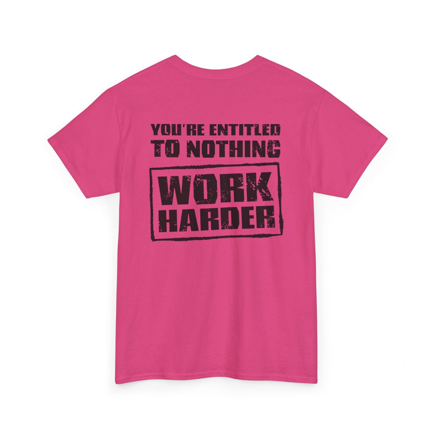 Work Harder Unisex Heavy Cotton Tee