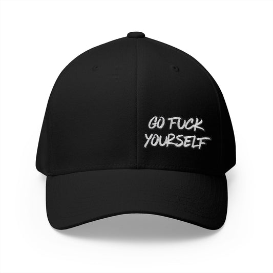 Go F Yourself Embroidered FlexFit Hat
