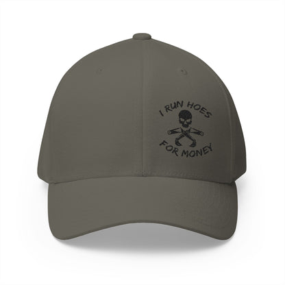 I Run Hoes Embroidered FlexFit Hat