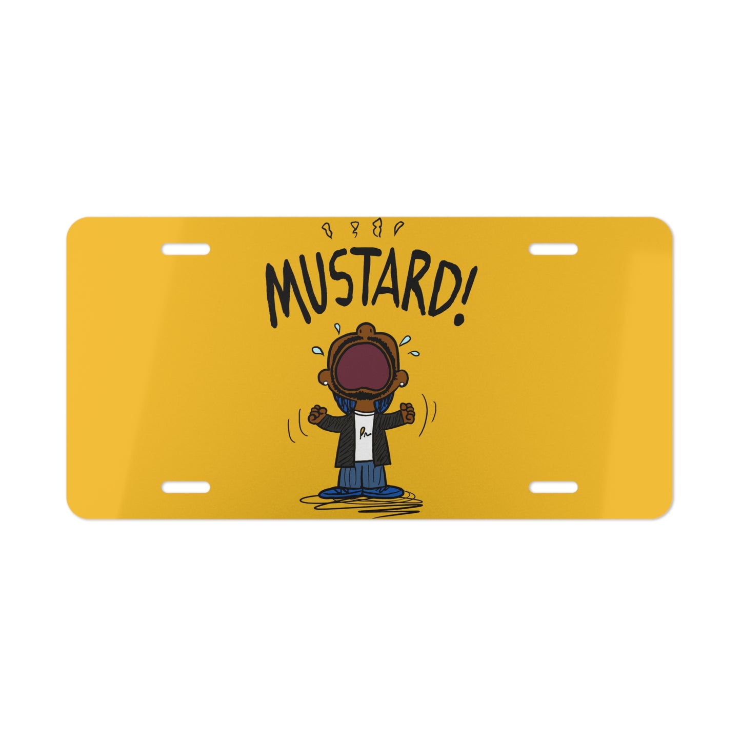 Mustard Vanity Plate