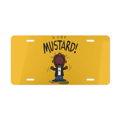 Mustard Vanity Plate