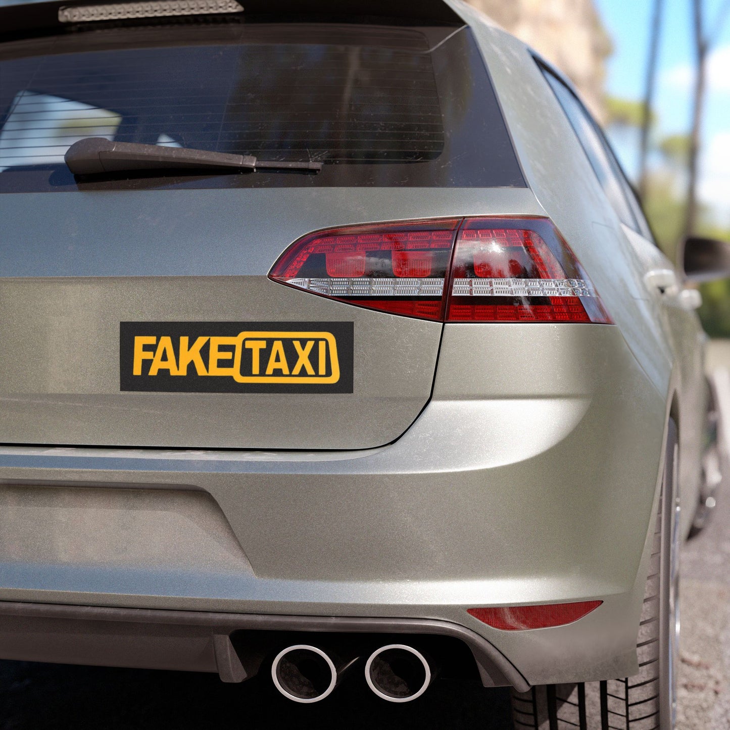 Fake Taxi Car Magnet