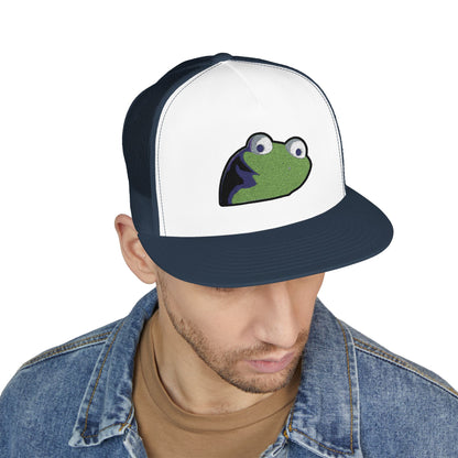 Lizard Meme 5 Panel Trucker Cap (Embroidery)