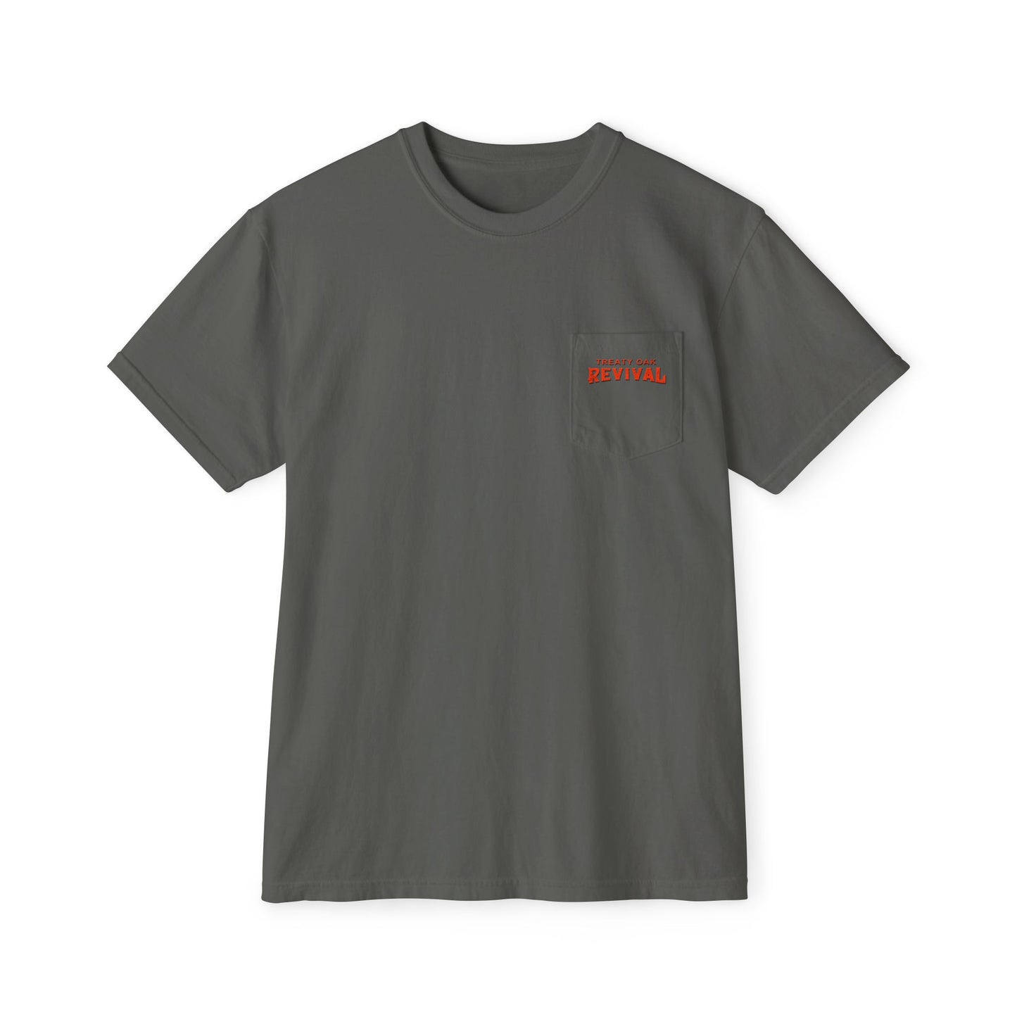Treaty Oak Whitewater Unisex Garment-Dyed Pocket T-Shirt