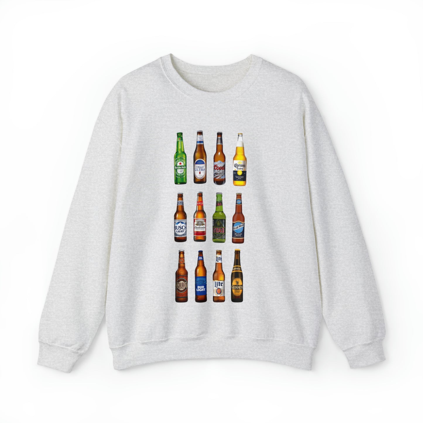 Beer Bottle Sweatshirt Unisex Heavy Blend™ Crewneck Sweatshirt