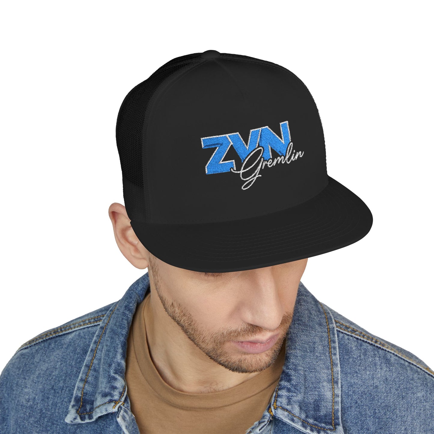 ZYN Gremlin 5 Panel Trucker Cap (Embroidery)