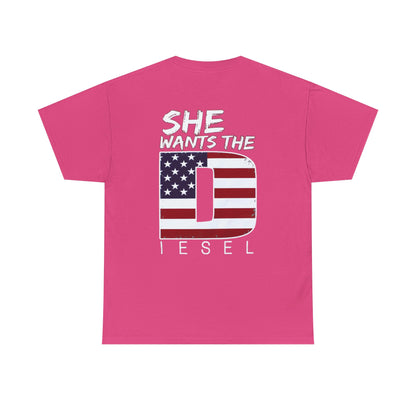 She Wants The D (4th of July) Unisex Heavy Cotton Tee