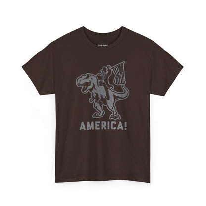 America T-rex Unisex Heavy Cotton Tee