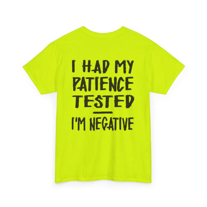 Patience Unisex Heavy Cotton Tee
