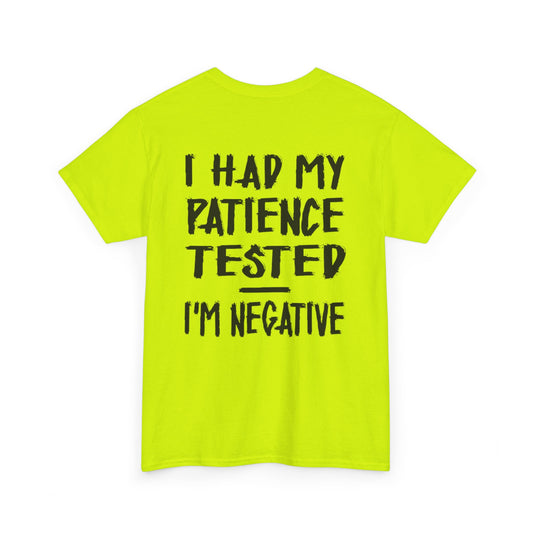 Patience Unisex Heavy Cotton Tee