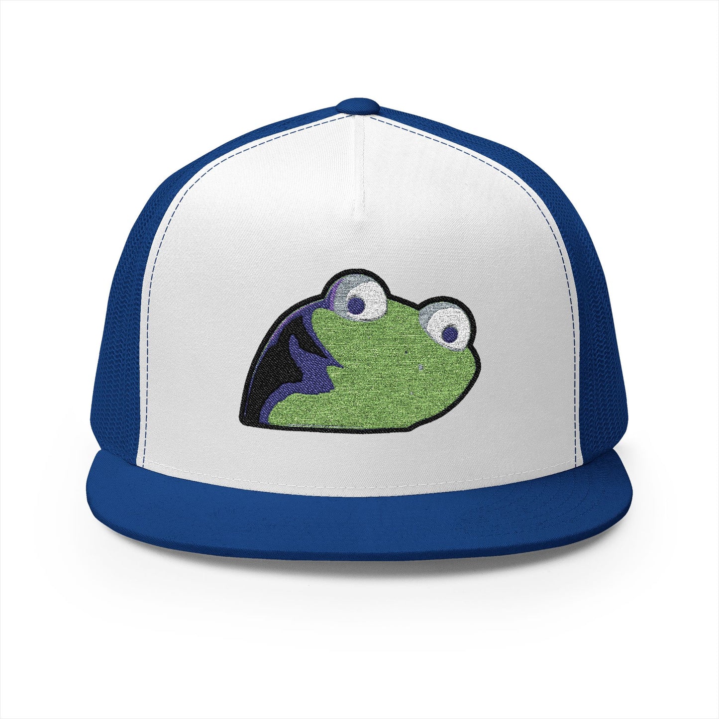 Lizard Meme 5 Panel Trucker Cap (Embroidery)