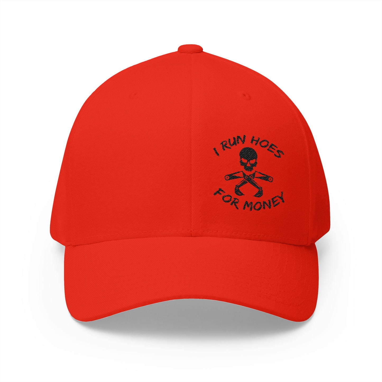 I Run Hoes Embroidered FlexFit Hat