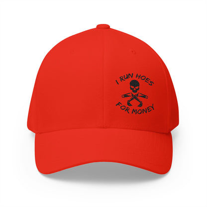 I Run Hoes Embroidered FlexFit Hat