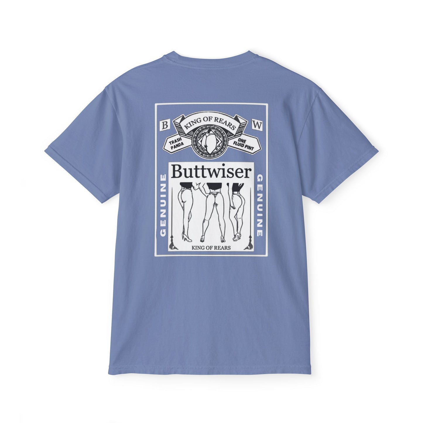 Buttwiser Unisex Garment-Dyed Pocket T-Shirt