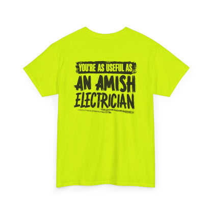 Amish Electrician Unisex Heavy Cotton Tee