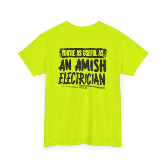 Amish Electrician Unisex Heavy Cotton Tee