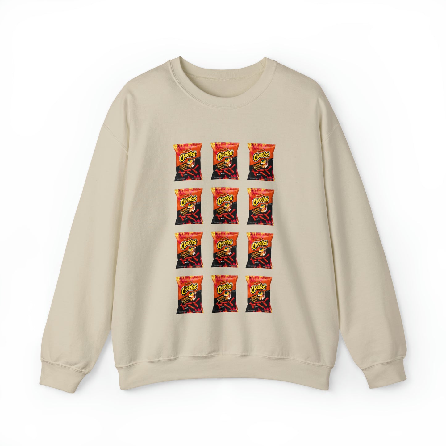 Xtra Flamin' Hot Cheetos Sweatshirt Unisex Heavy Blend™ Crewneck Sweatshirt