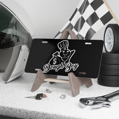 Dough Boy Black Vanity Plate
