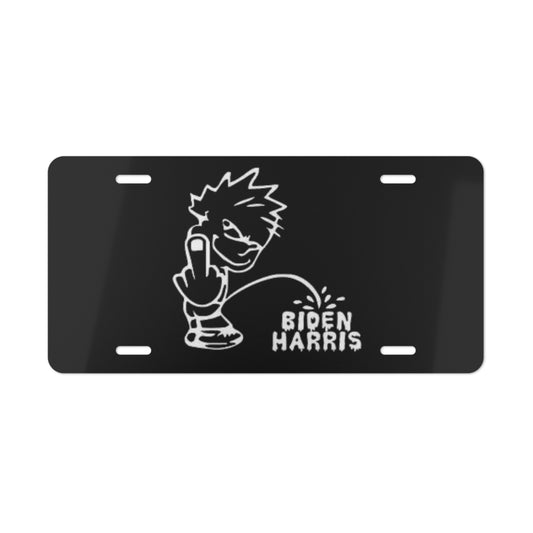F*ck Biden Harris Black Vanity Plate