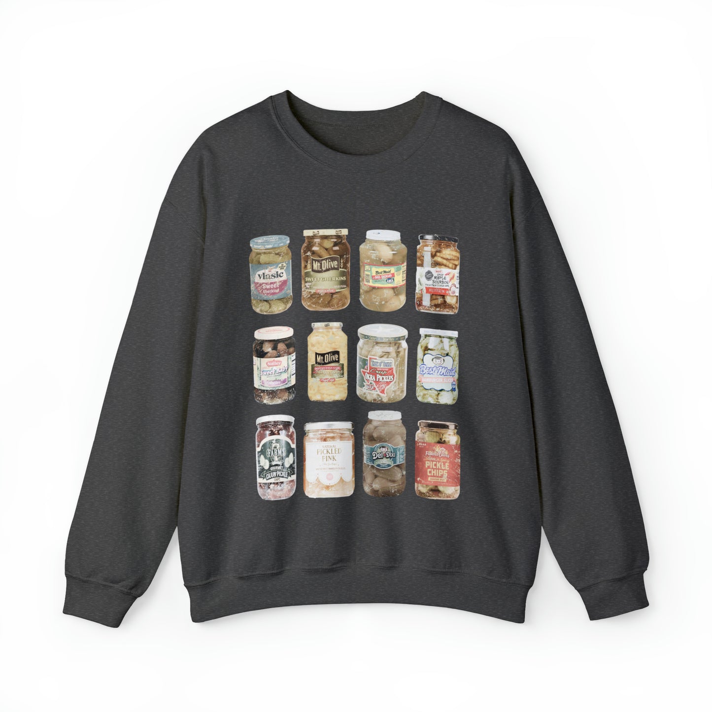 Viral Vintage Pickle Sweatshirt Unisex Heavy Blend™ Crewneck Sweatshirt