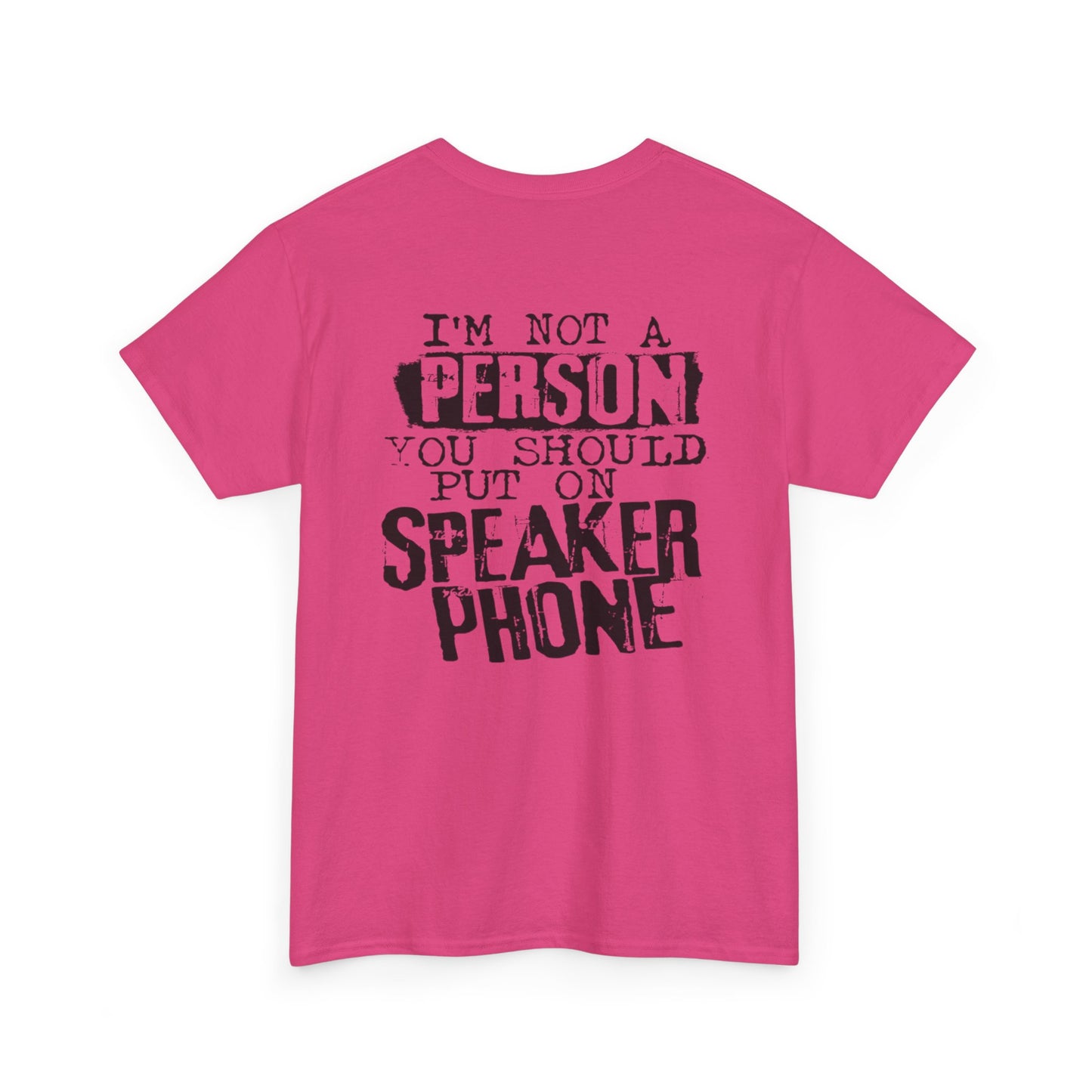 Speaker Phone Unisex Heavy Cotton Tee
