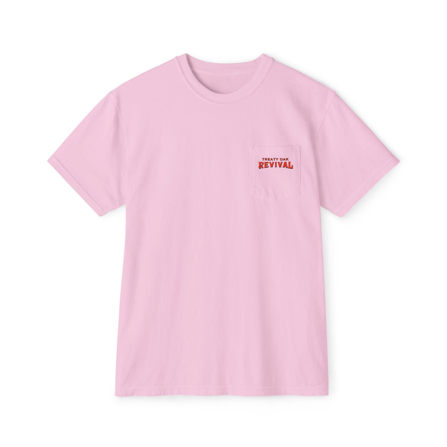 Treaty Oak Whitewater Unisex Garment-Dyed Pocket T-Shirt