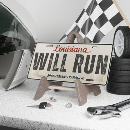 Will Run LA 2.0 Vanity Plate