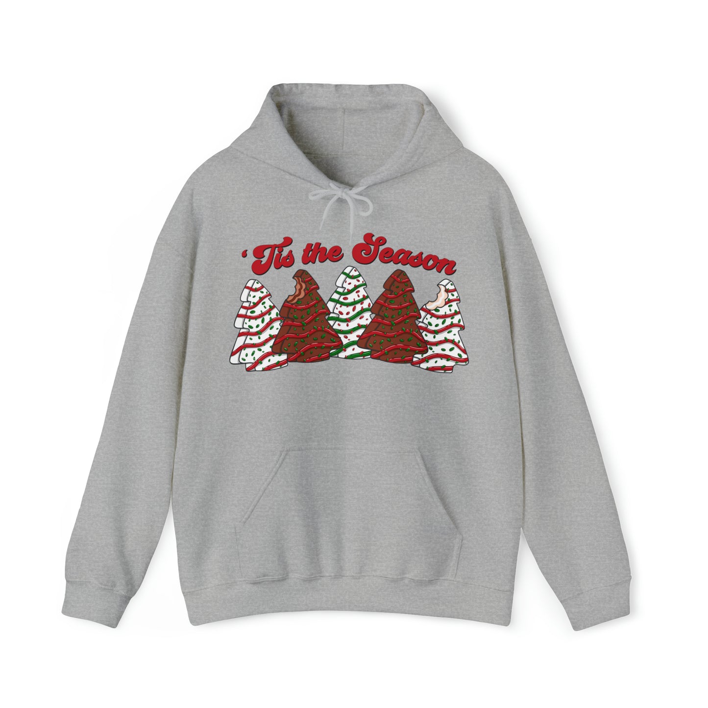 Tis The Season Christmas Tree Cake Unisex Heavy Blend™ Hooded Sweatshirt