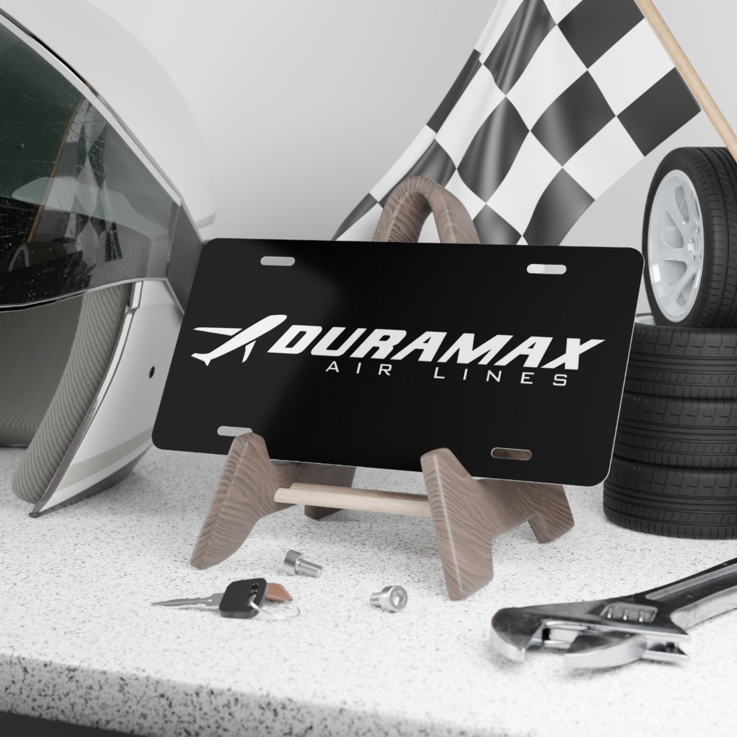 Dmax Airline Vanity Plate Made In The USA!