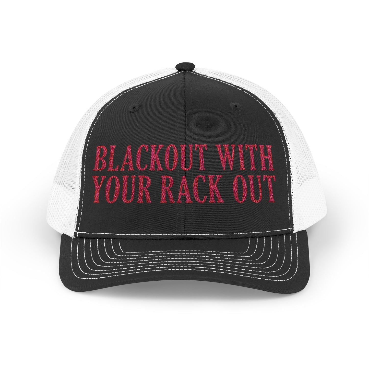Blackout Rackout Richardson 112 Snapback Trucker Cap
