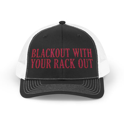 Blackout Rackout Richardson 112 Snapback Trucker Cap