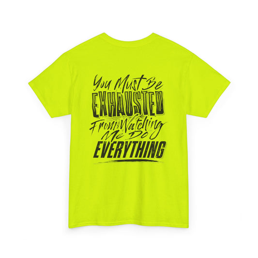 Exhausted Unisex Heavy Cotton Tee