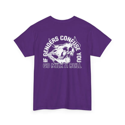 Go Milk A Bull Unisex Heavy Cotton Tee