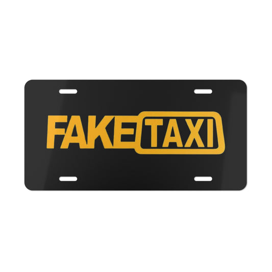 Fake Taxi Vanity Plate