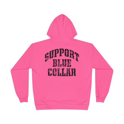 Support Blue Collar Unisex EcoSmart® Pullover Hoodie Sweatshirt