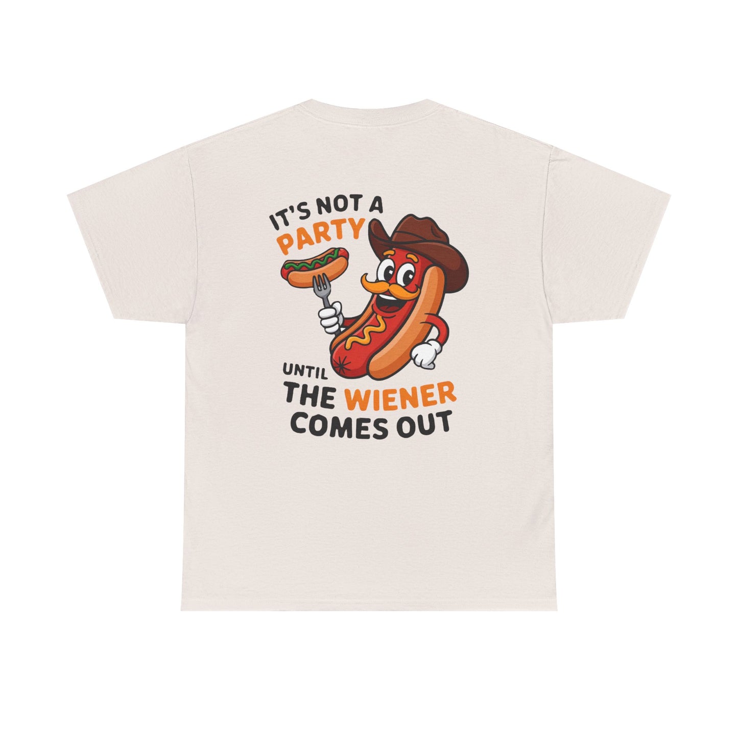 Wiener Comes Out Unisex Heavy Cotton Tee