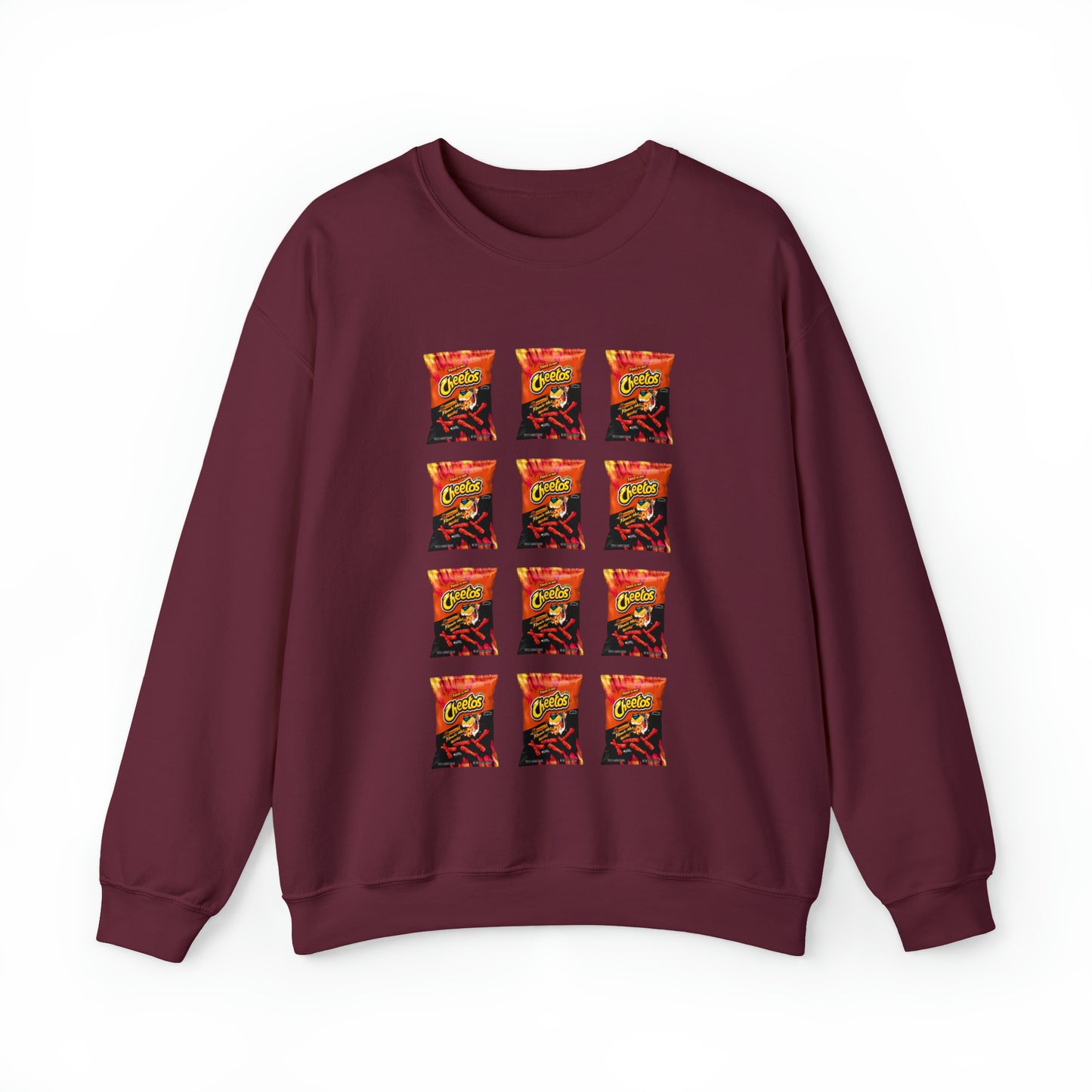 Xtra Flamin' Hot Cheetos Sweatshirt Unisex Heavy Blend™ Crewneck Sweatshirt