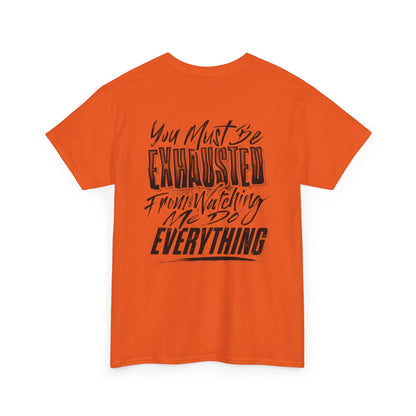 Exhausted Unisex Heavy Cotton Tee