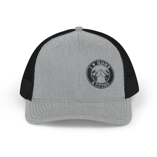 I Heart Guns & Titties Richardson 112 Snapback Trucker Cap