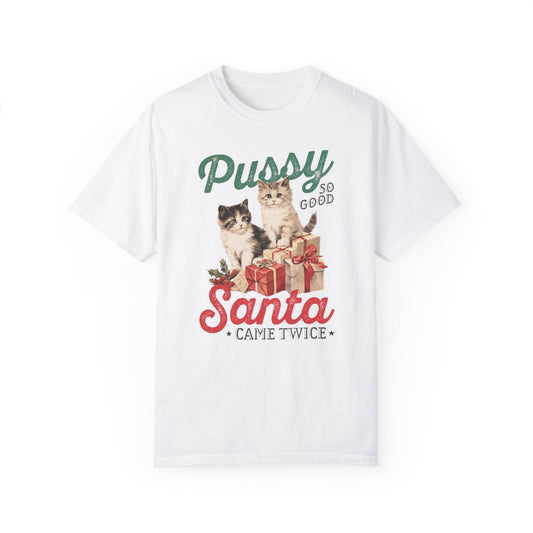 Santa Came Twice Comfort Colors Unisex T-shirt