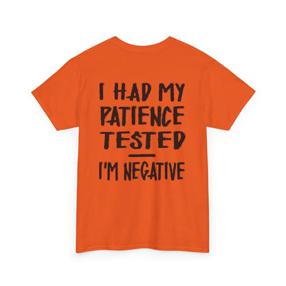 Patience Unisex Heavy Cotton Tee