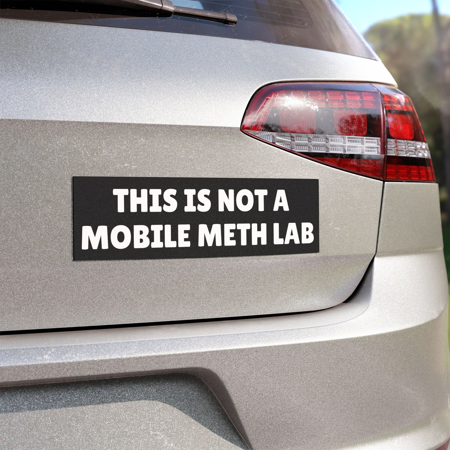 This Is Not A Mobile Lab Car Magnet